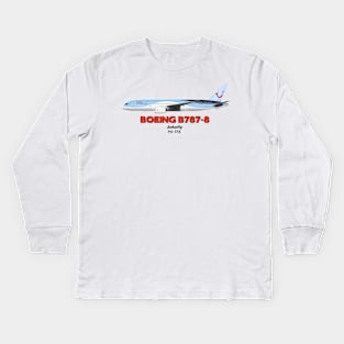 Boeing B787-8 - Arkefly Kids Long Sleeve T-Shirt